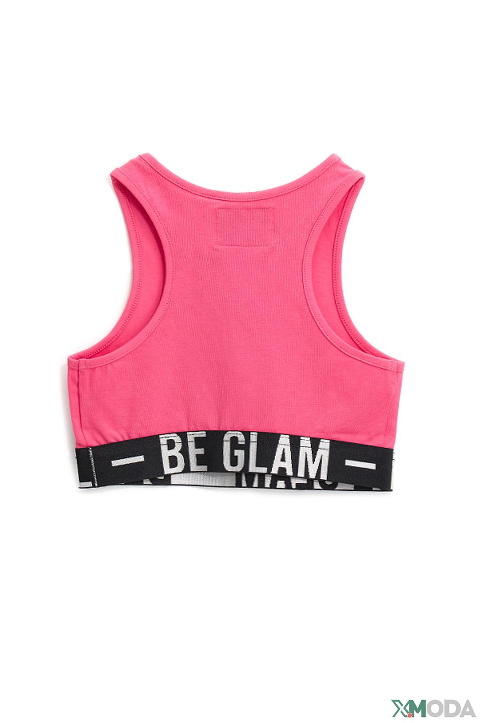 Топ Original Marines розовый с принтом