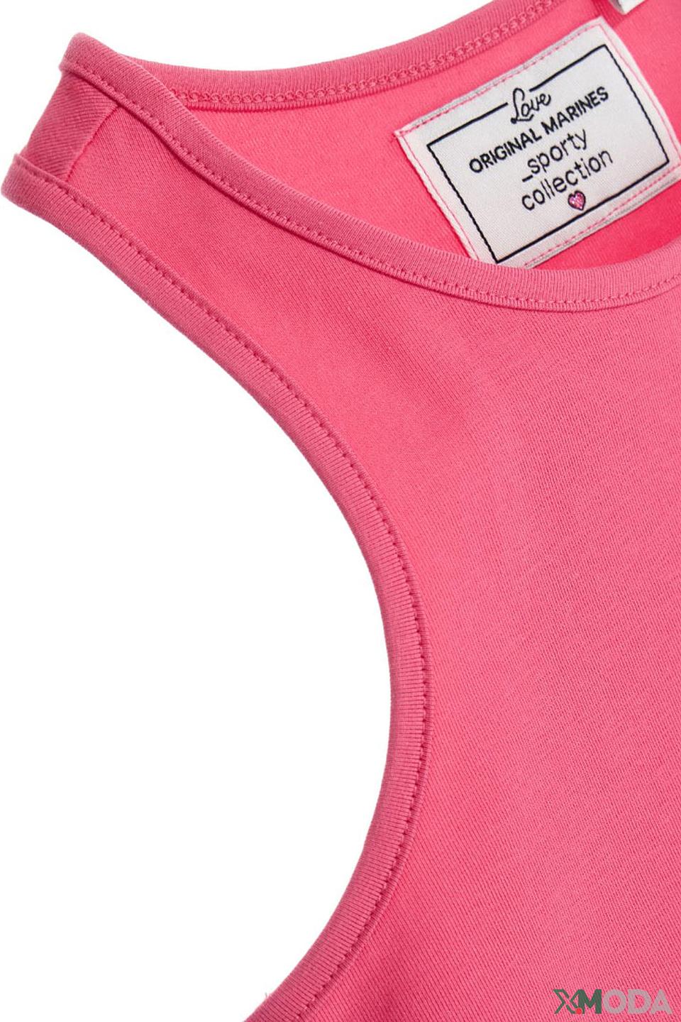 Топ Original Marines розовый с принтом