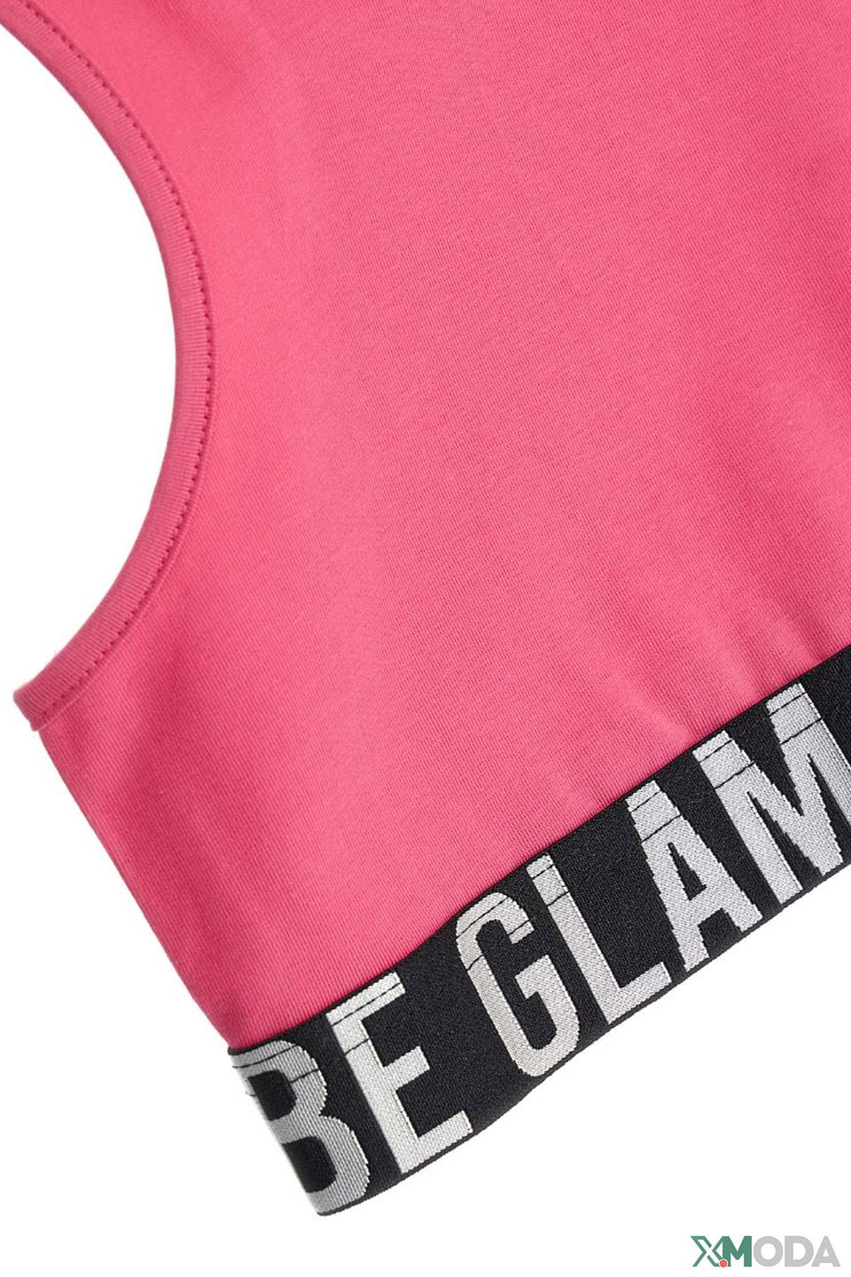 Топ Original Marines розовый с принтом