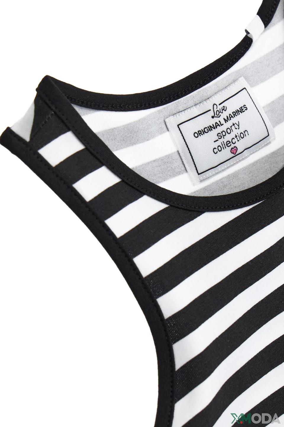 Майка Original Marines дев. в полоску чёрная