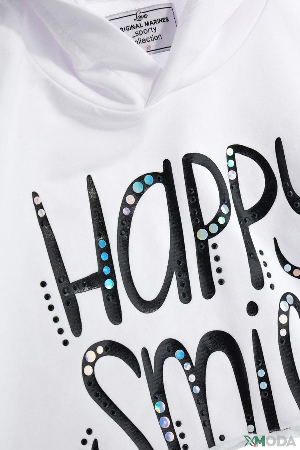 Худи Original Marines 'Happy Smile' белый