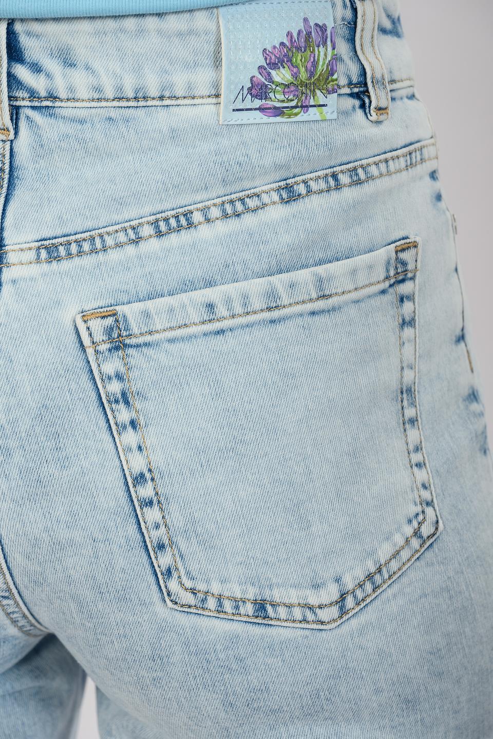 Джинсы Marc Cain с потертостями голубые