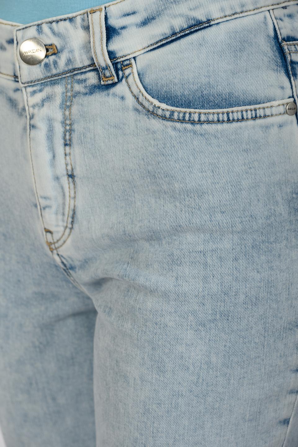 Джинсы Marc Cain с потертостями голубые