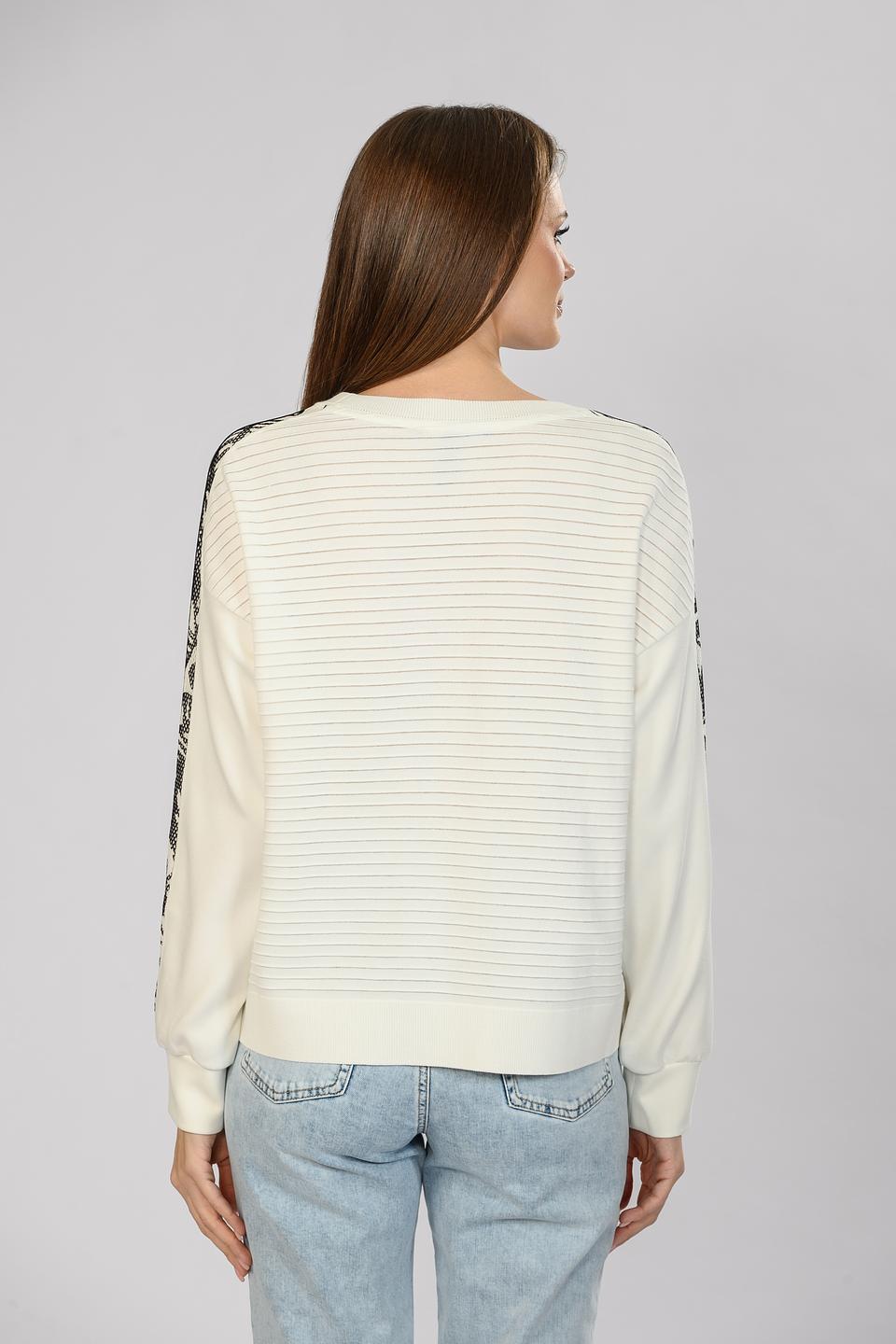 Пуловер Marc Cain с принтом