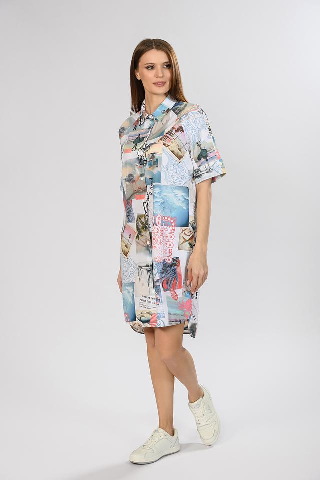 Платье Marc Cain Sports с принтом