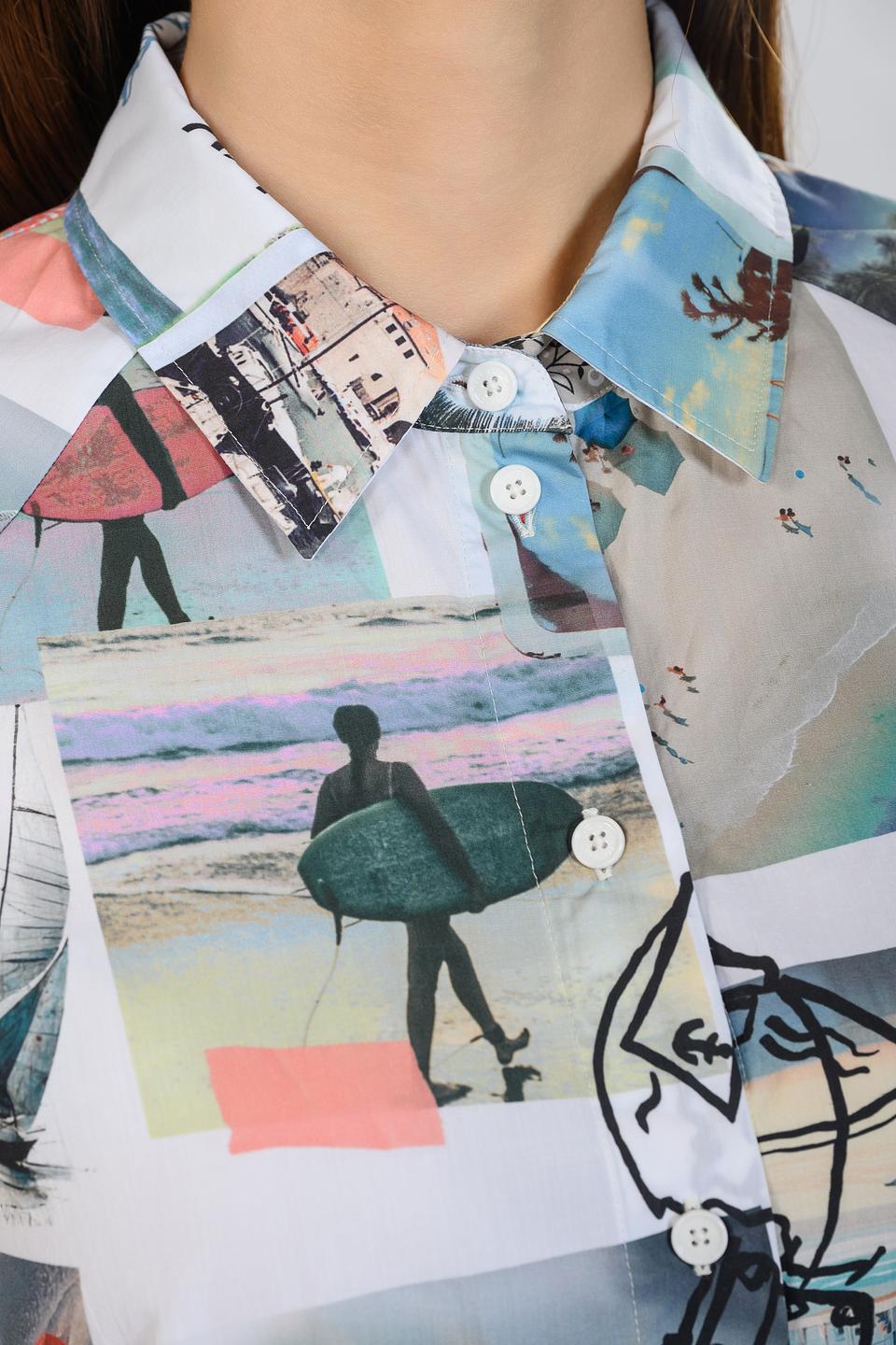 Платье Marc Cain Sports с принтом