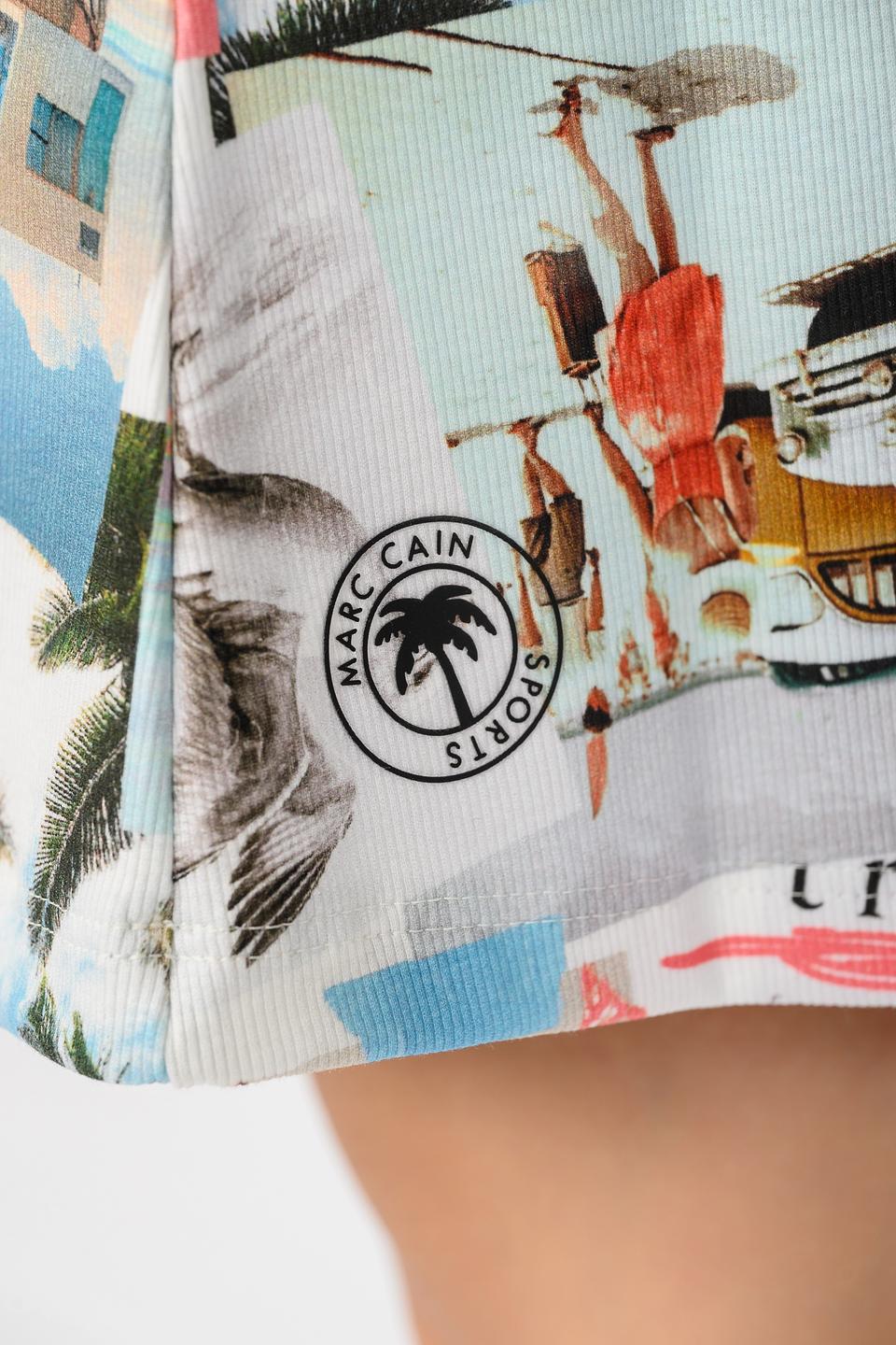 Платье Marc Cain Sports с принтом