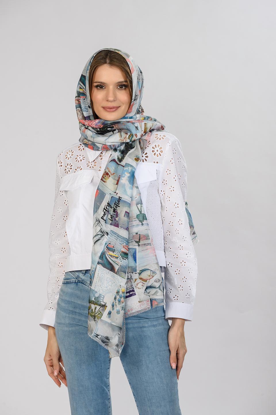 Шарф Marc Cain с принтом