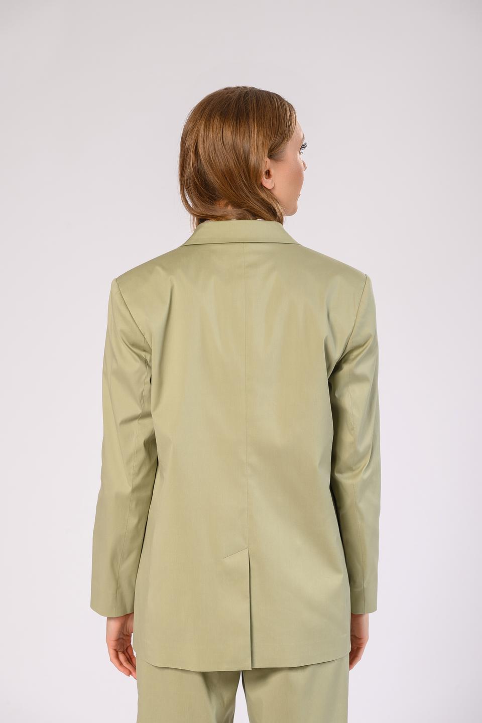 Жакет Windsor женский оверсайз зелёный