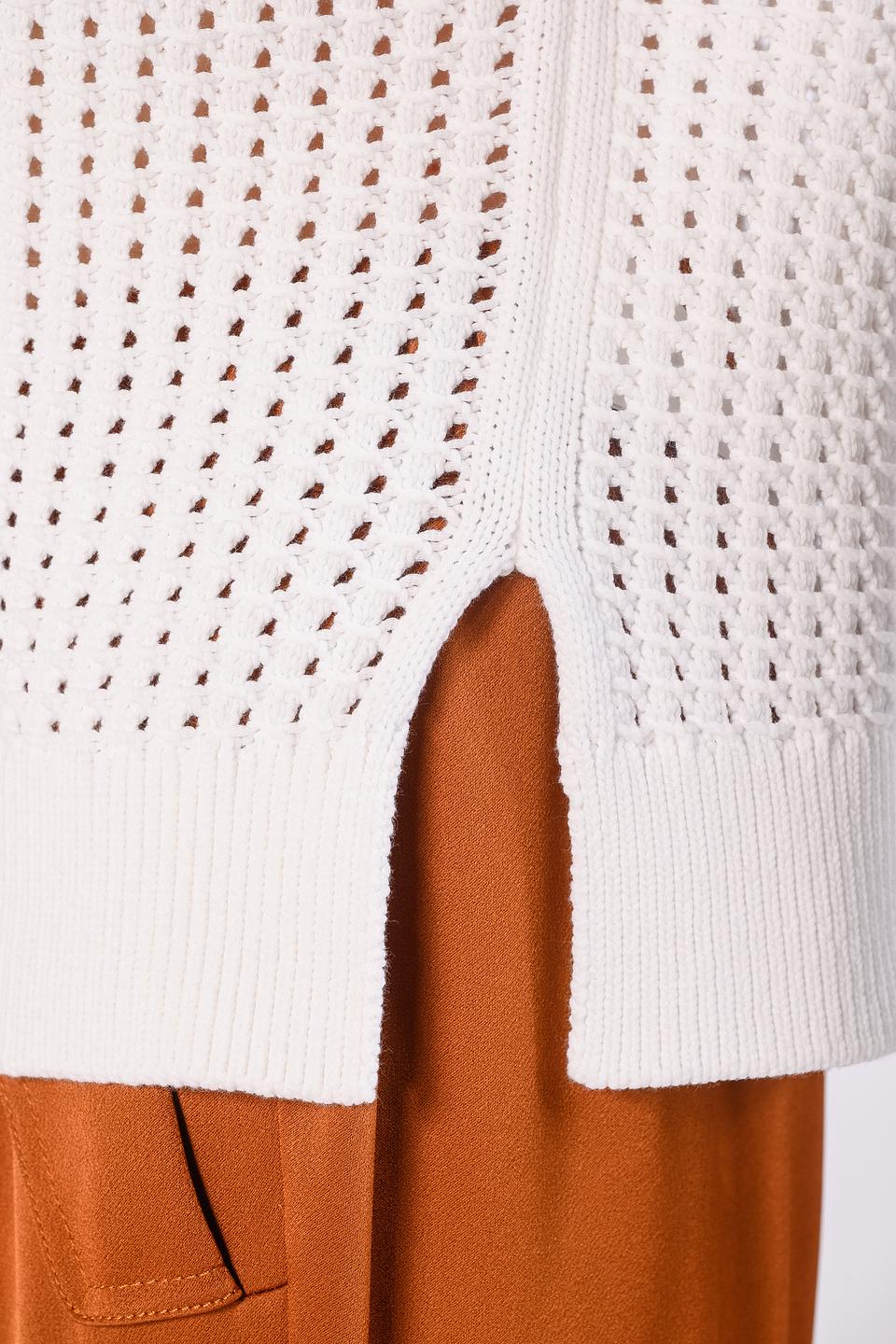 Джемпер Windsor женский ажурный белый