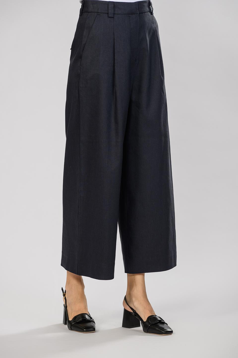 Брюки палаццо Malej синие