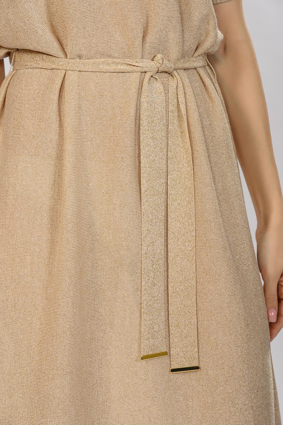 Платье D. Exterior вязаное бежевое