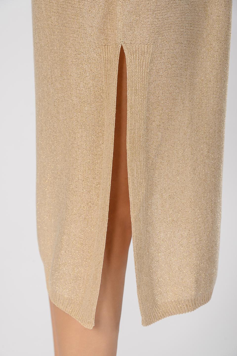 Платье D. Exterior вязаное бежевое