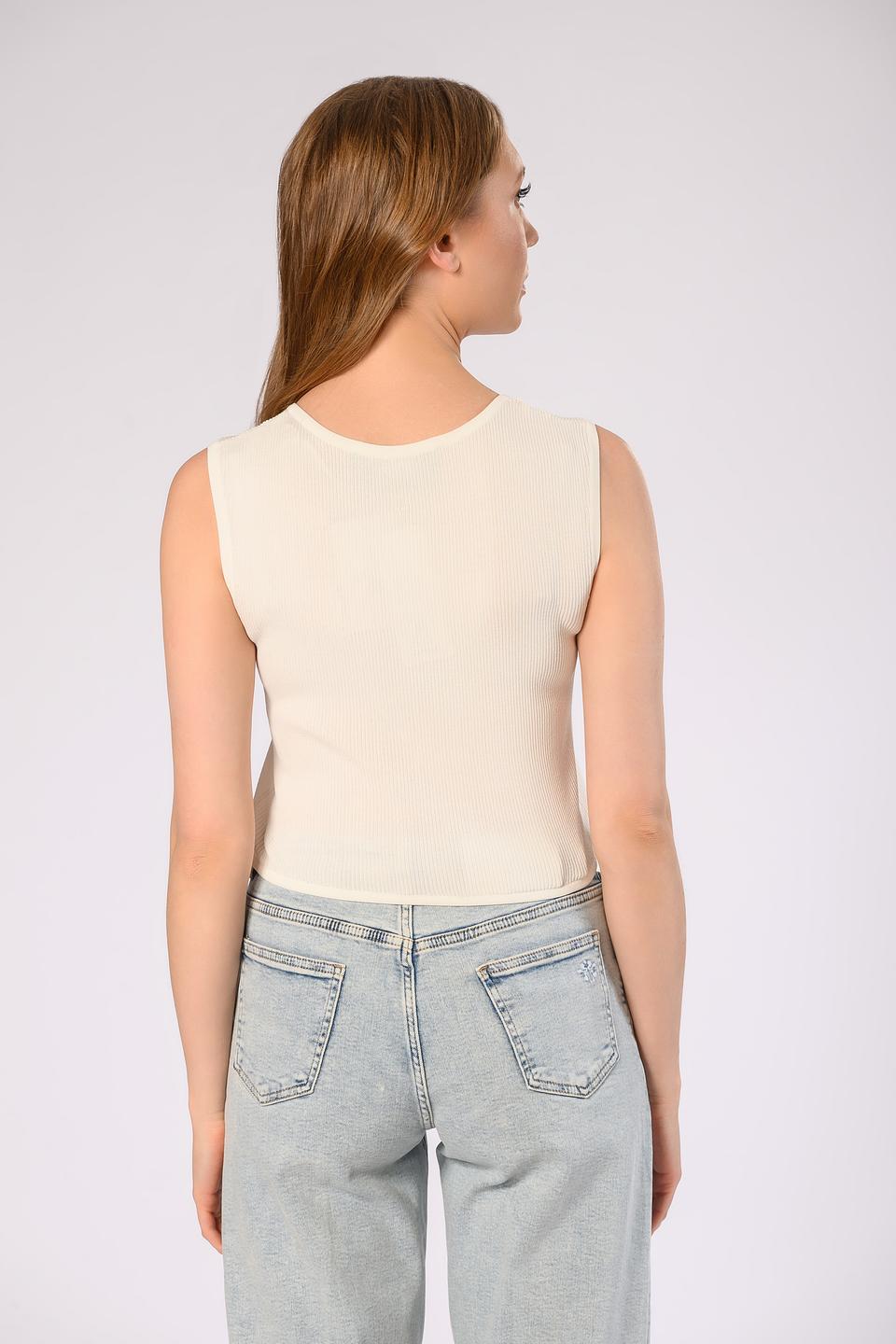 Топ Silvian Heach женский бежевый