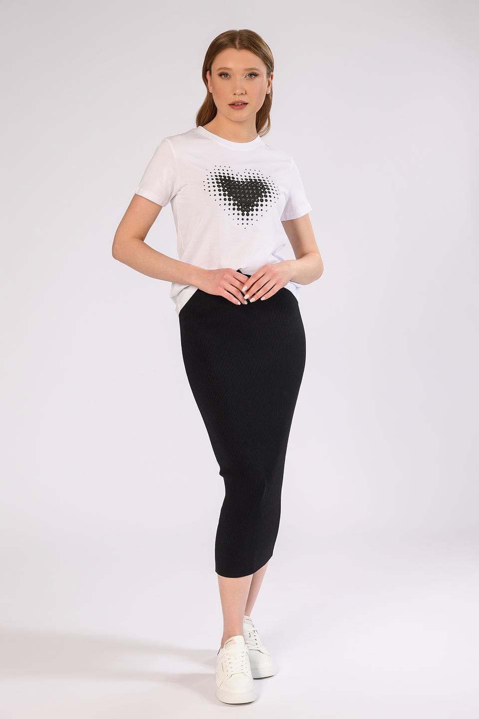 Юбка Silvian Heach чёрная трикотажная