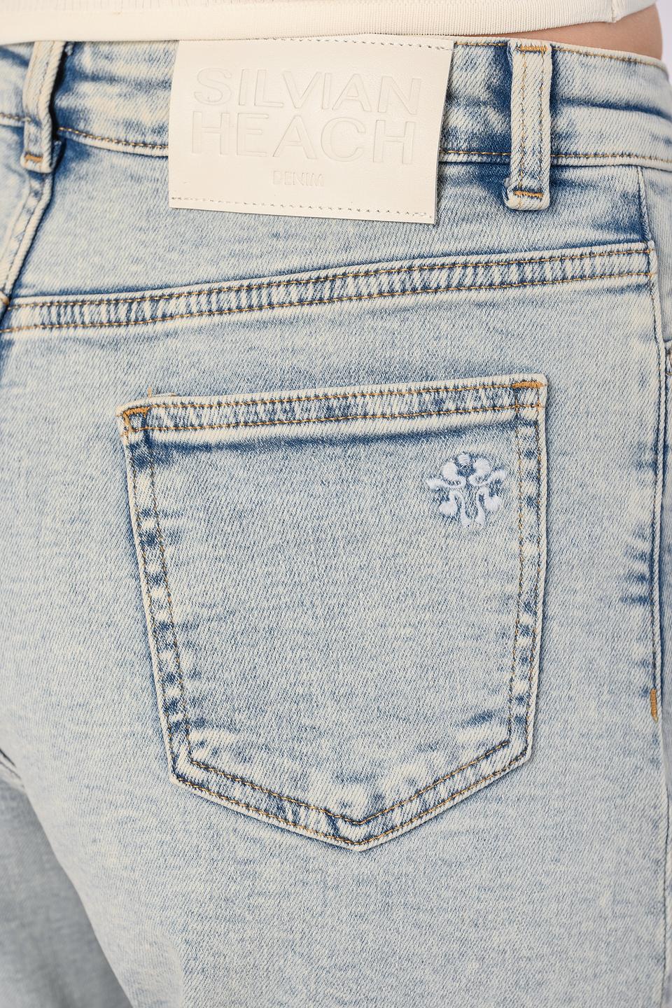 Брюки джинсовые Silvian Heach голубые