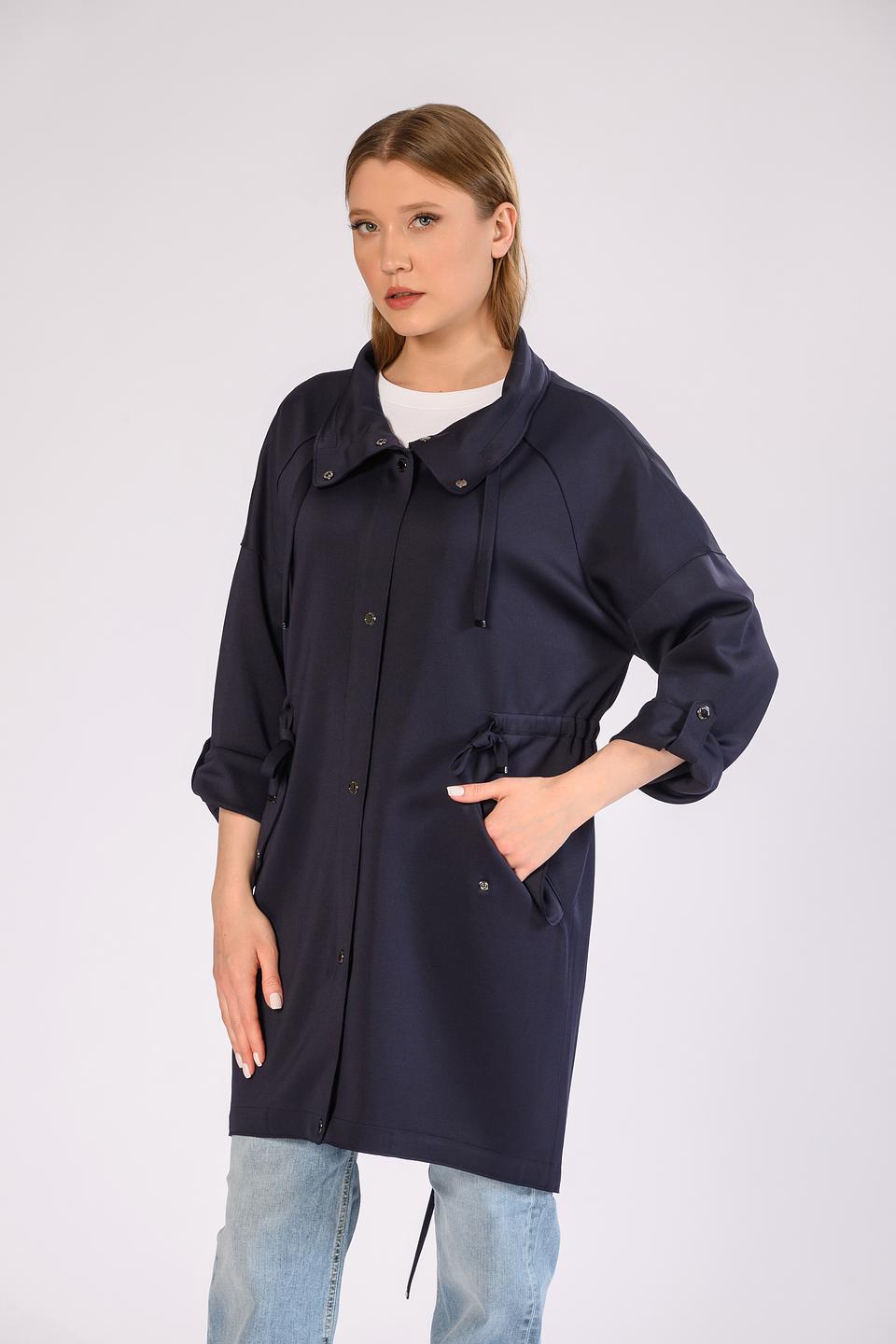 Плащ Milestone женский тёмно-синий