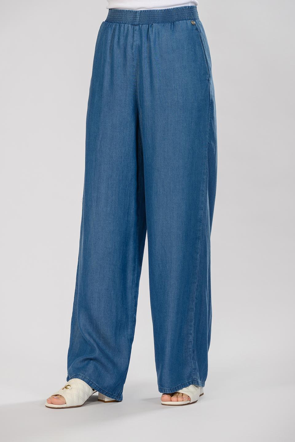 Брюки палаццо Rich and Royal деним