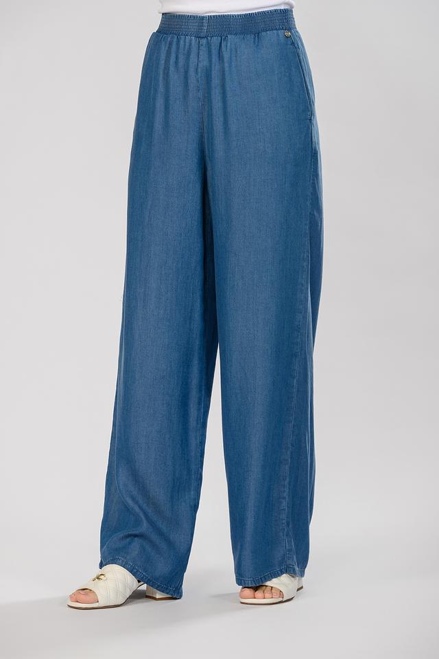 Брюки палаццо Rich and Royal деним