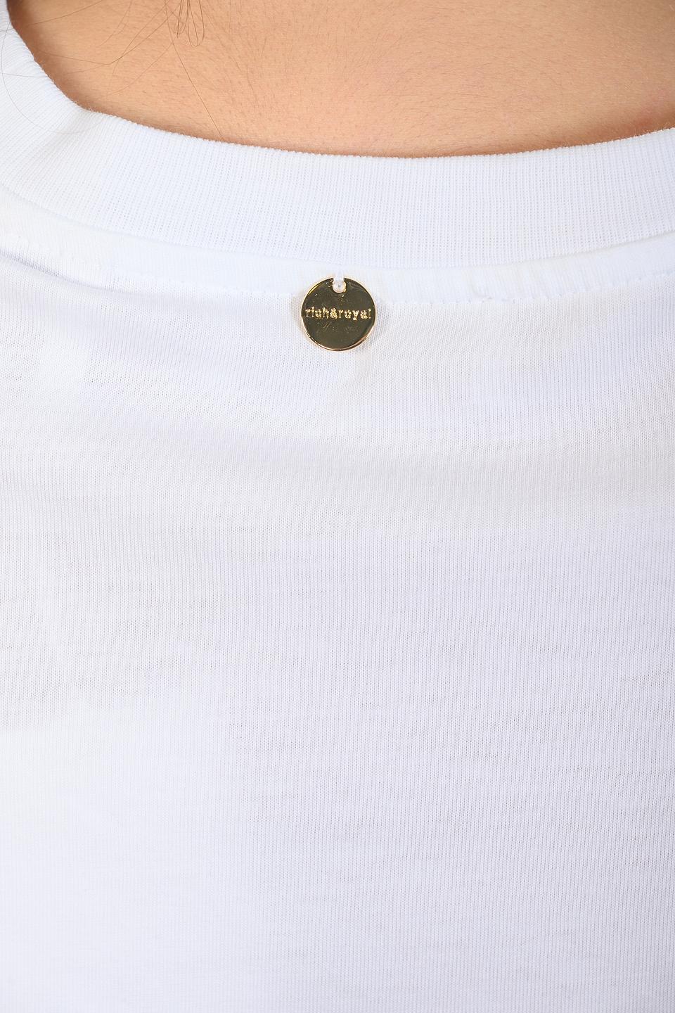 Футболка Rich and Royal женская белая с принтом