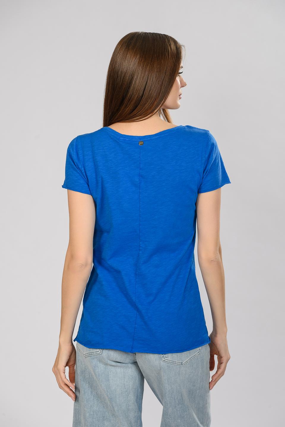 Футболка Rich and Royal синяя SLUB