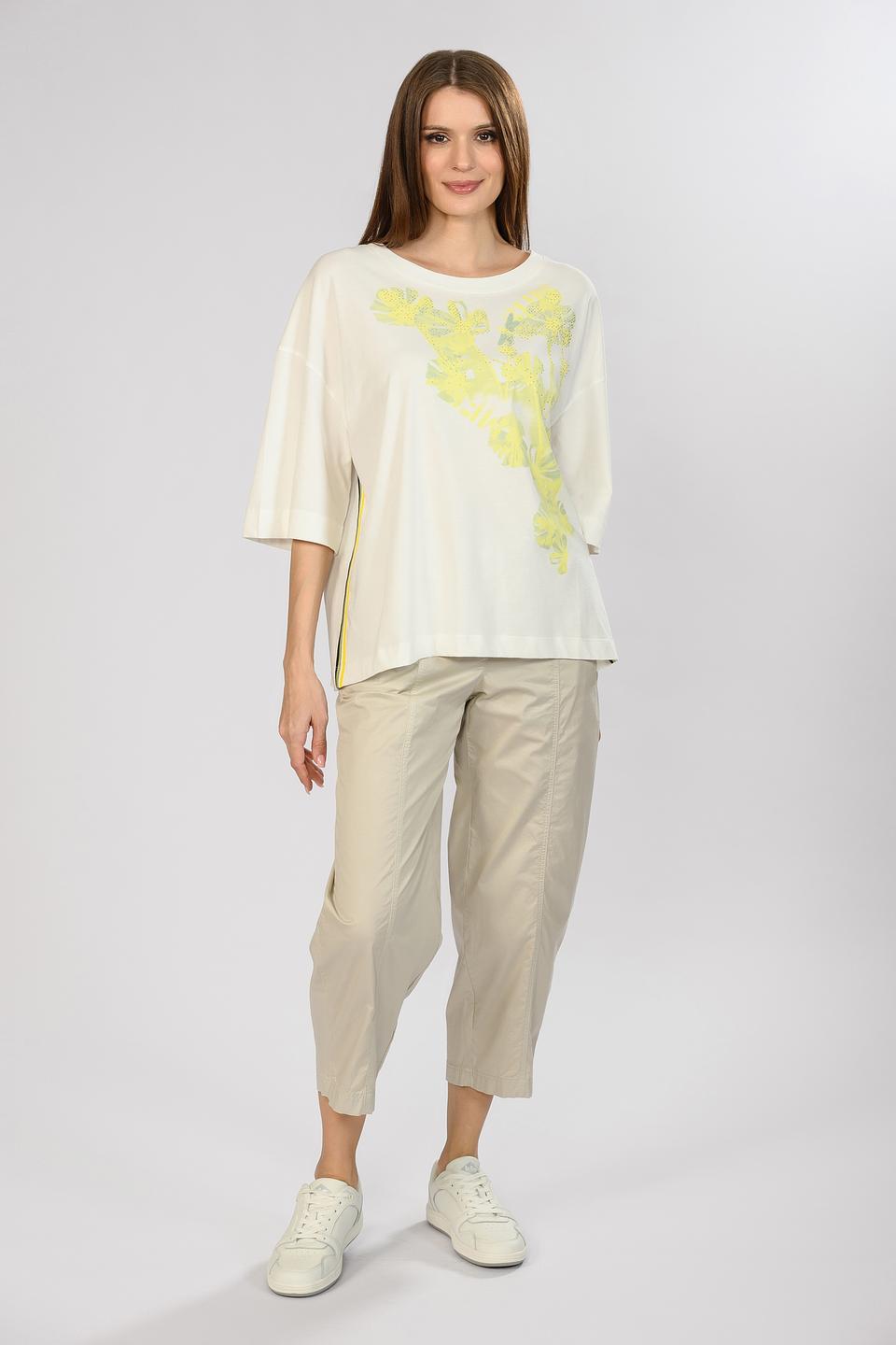 Футболка Marc Cain с принтом лайм