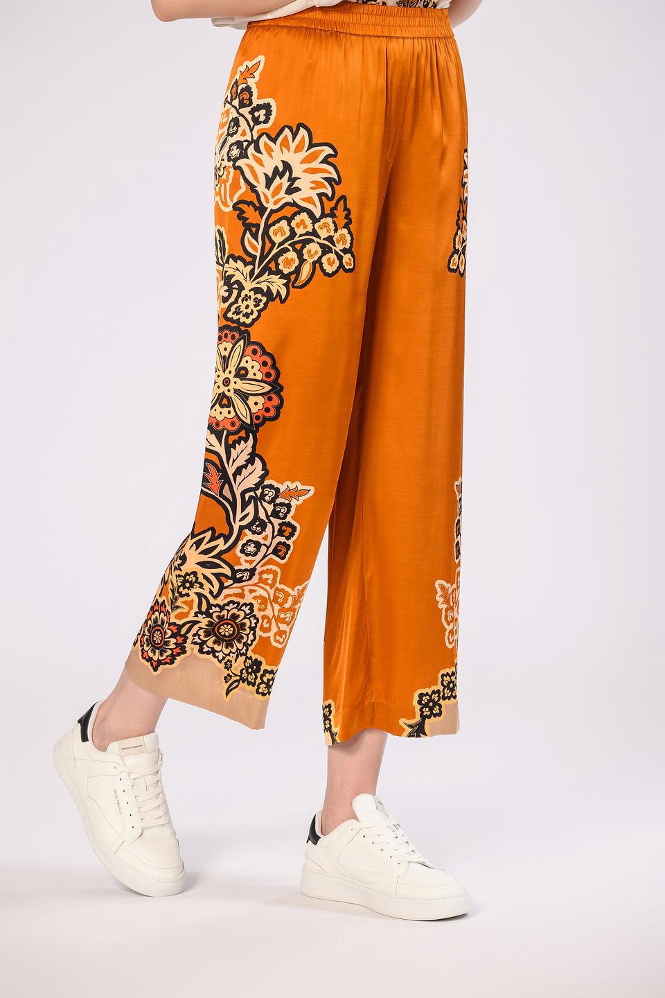 Брюки Marc Cain с цветочным принтом