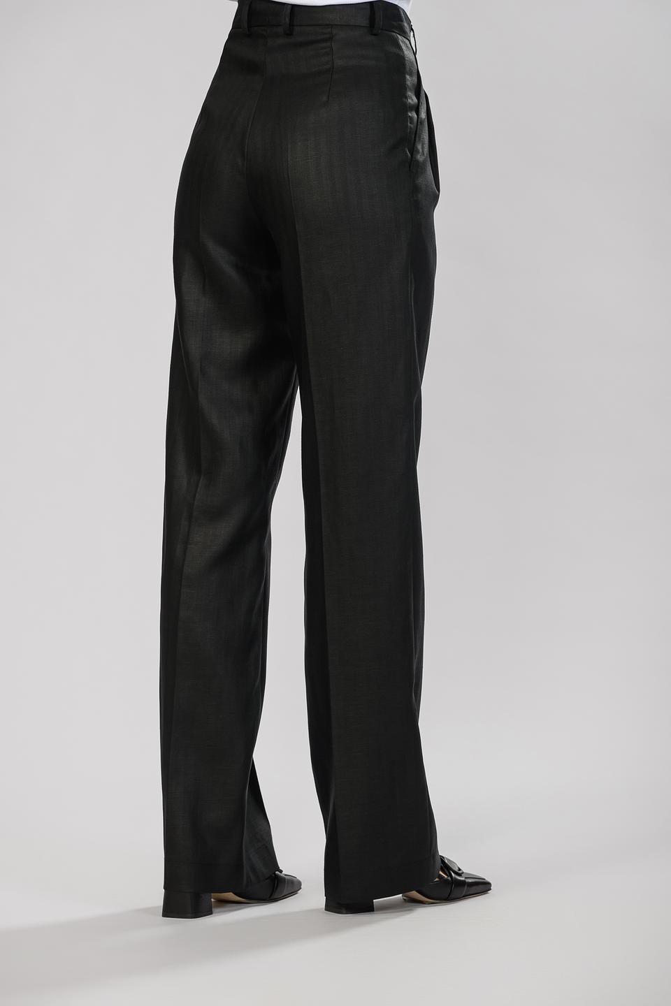 Брюки Seven Lab чёрные прямые