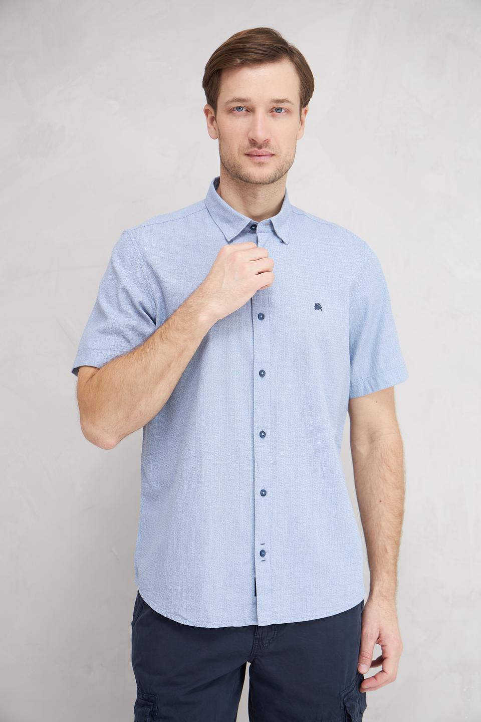 Рубашка кр Lerros голубая
