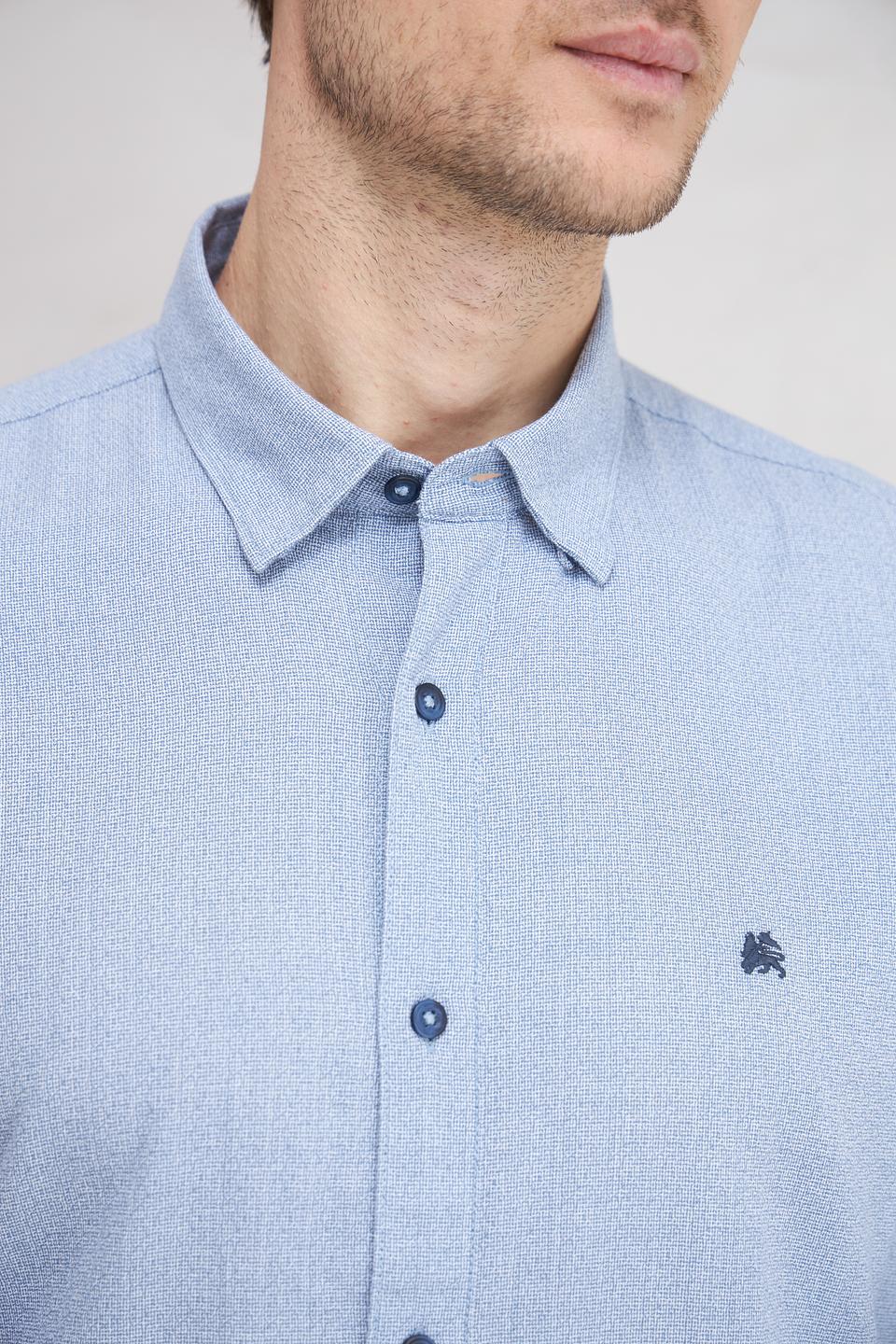 Рубашка кр Lerros голубая