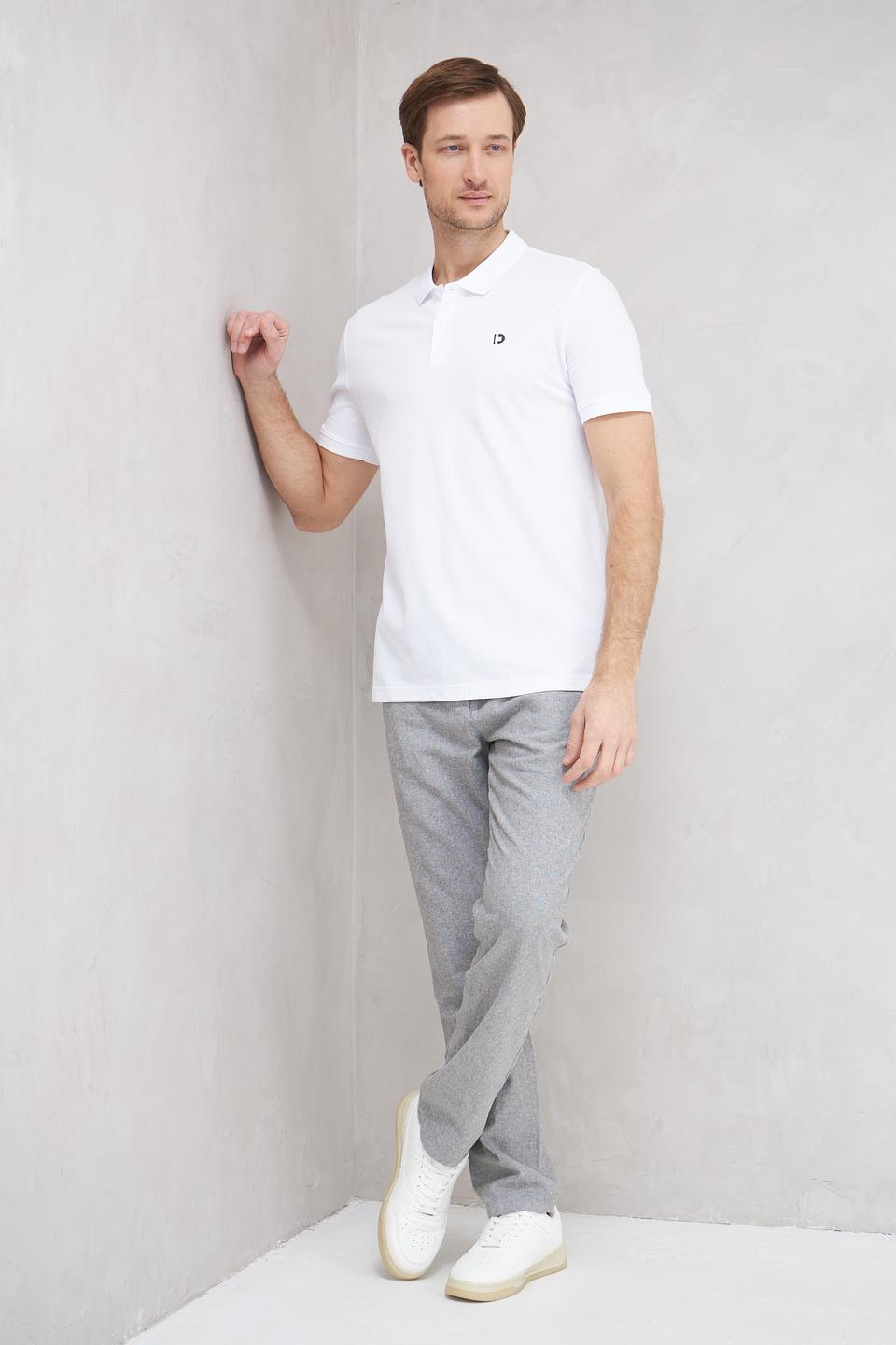 Поло Tom Tailor denim белый