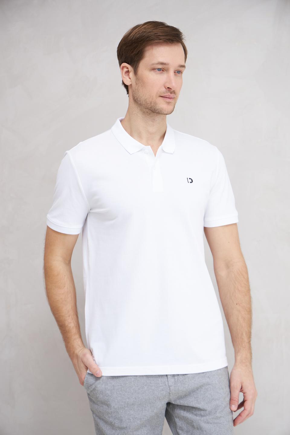 Поло Tom Tailor denim белый