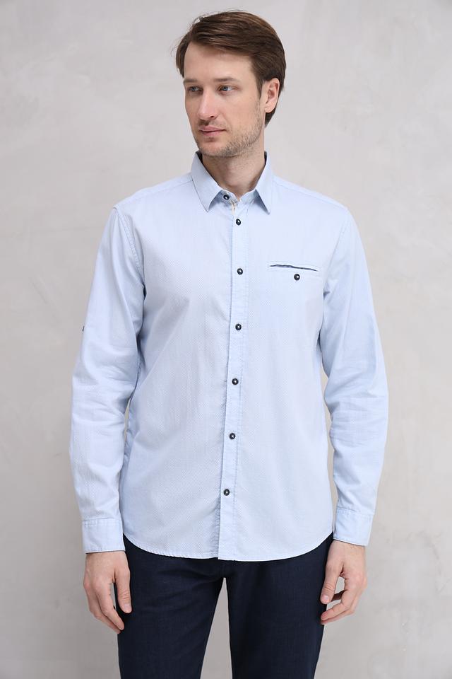 Рубашка дл Tom Tailor голубая