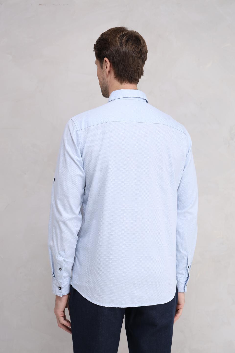 Рубашка дл Tom Tailor голубая