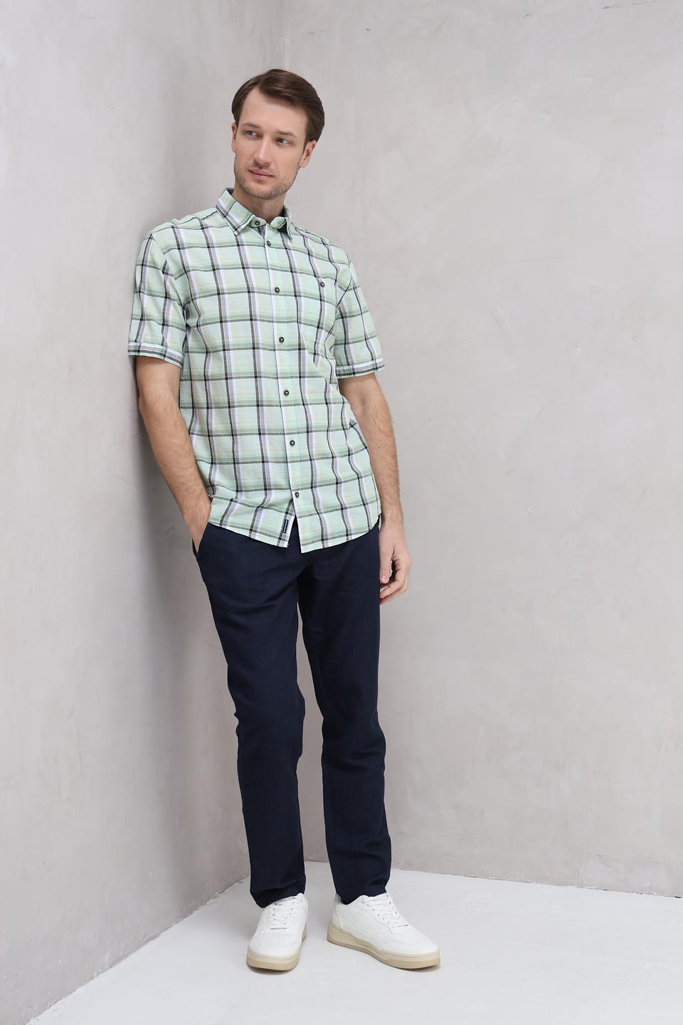 Рубашка кр Tom Tailor в клетку