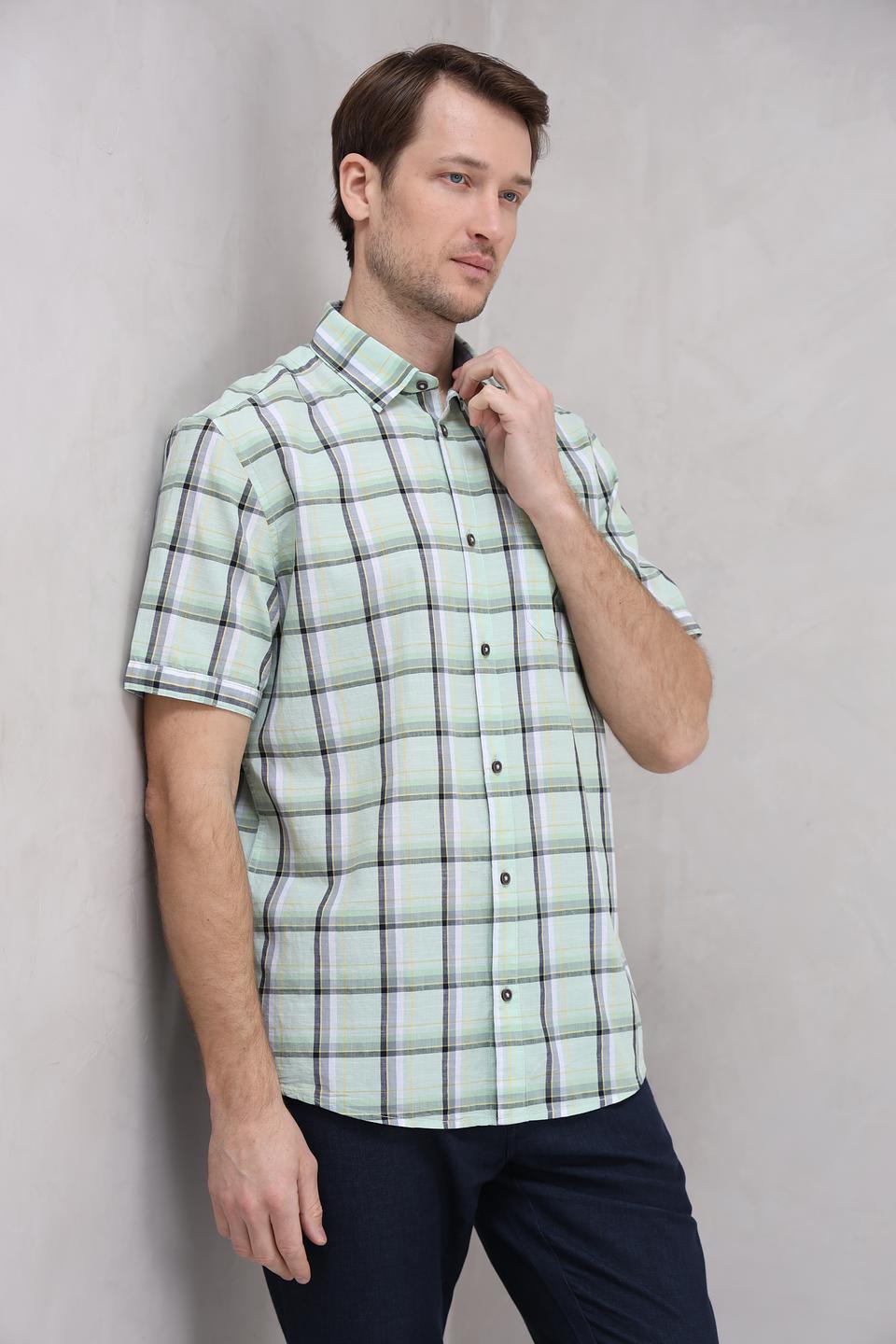 Рубашка кр Tom Tailor в клетку