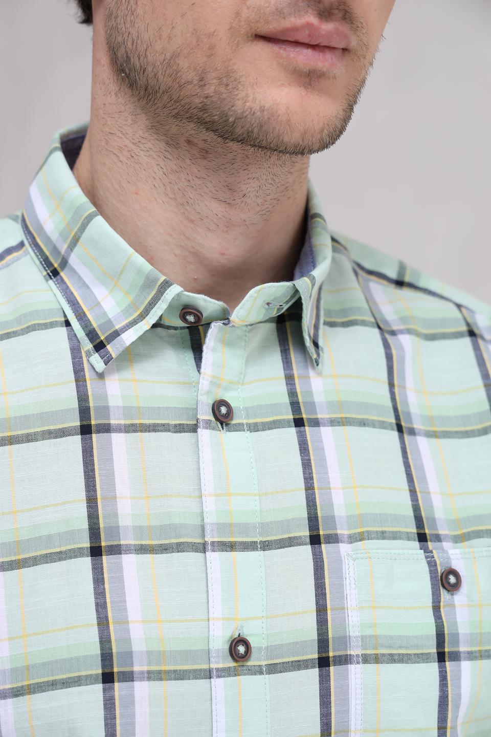 Рубашка кр Tom Tailor в клетку