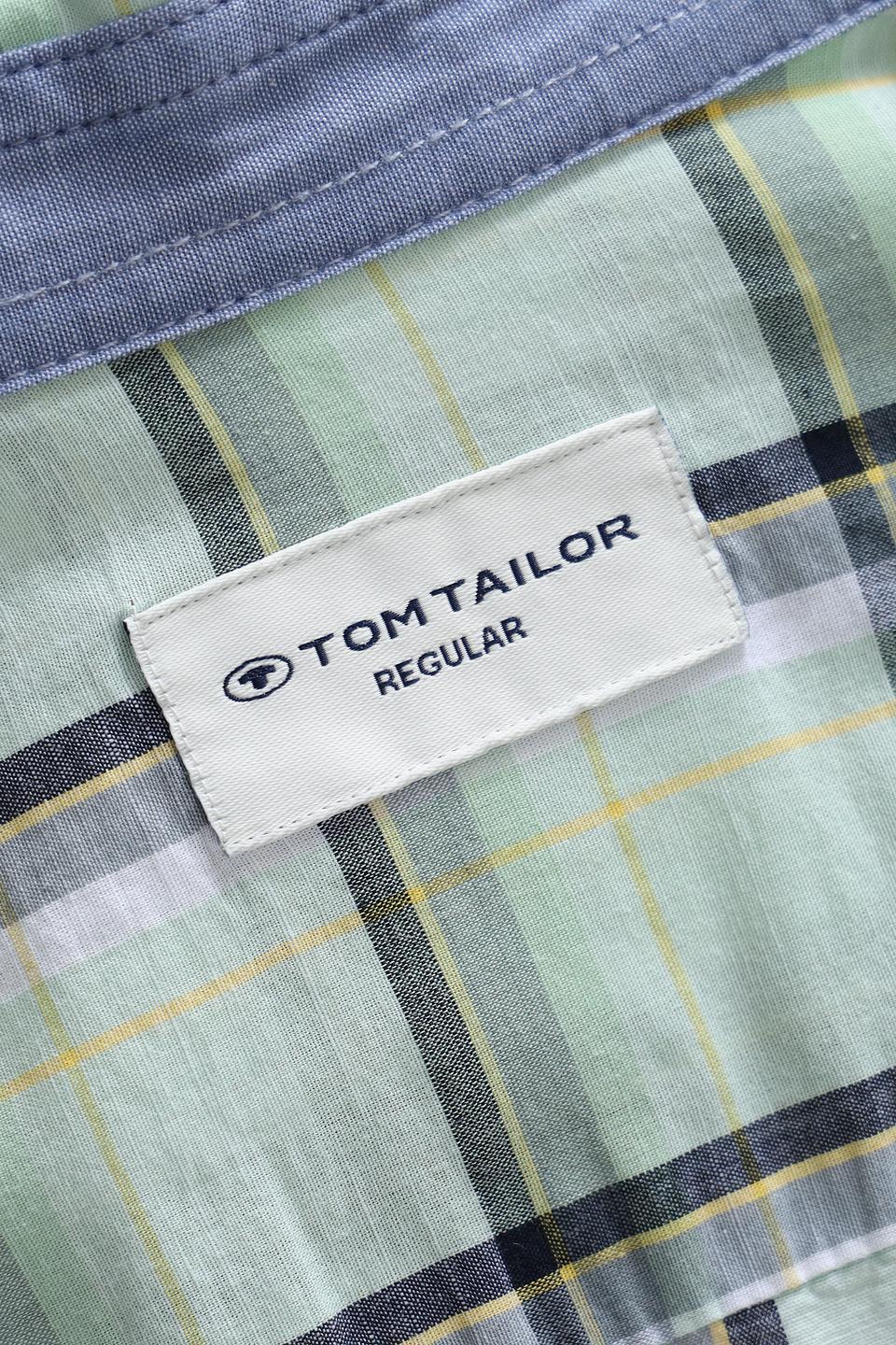 Рубашка кр Tom Tailor в клетку