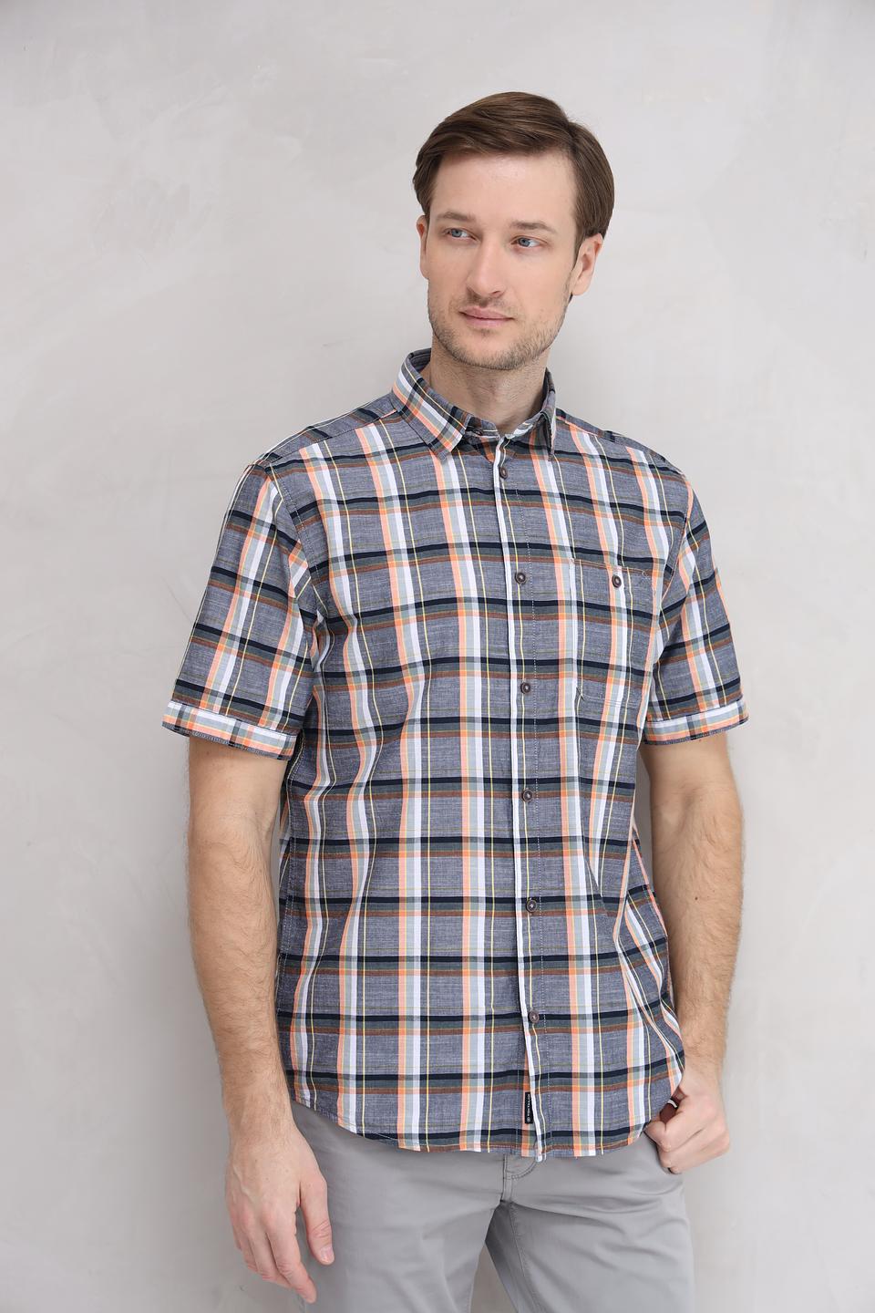 Рубашка кр Tom Tailor в клетку