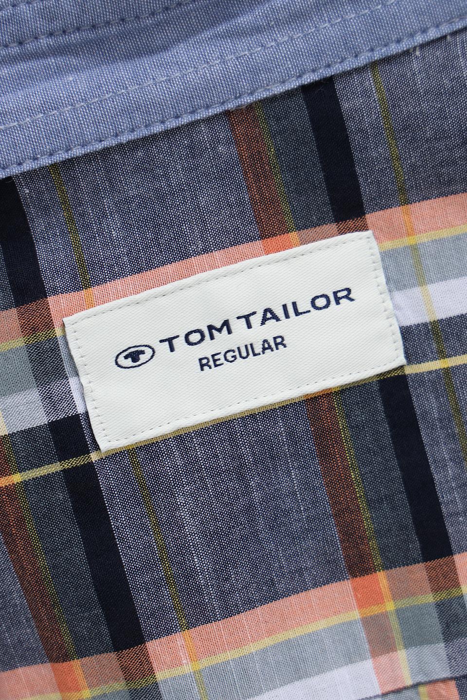 Рубашка кр Tom Tailor в клетку