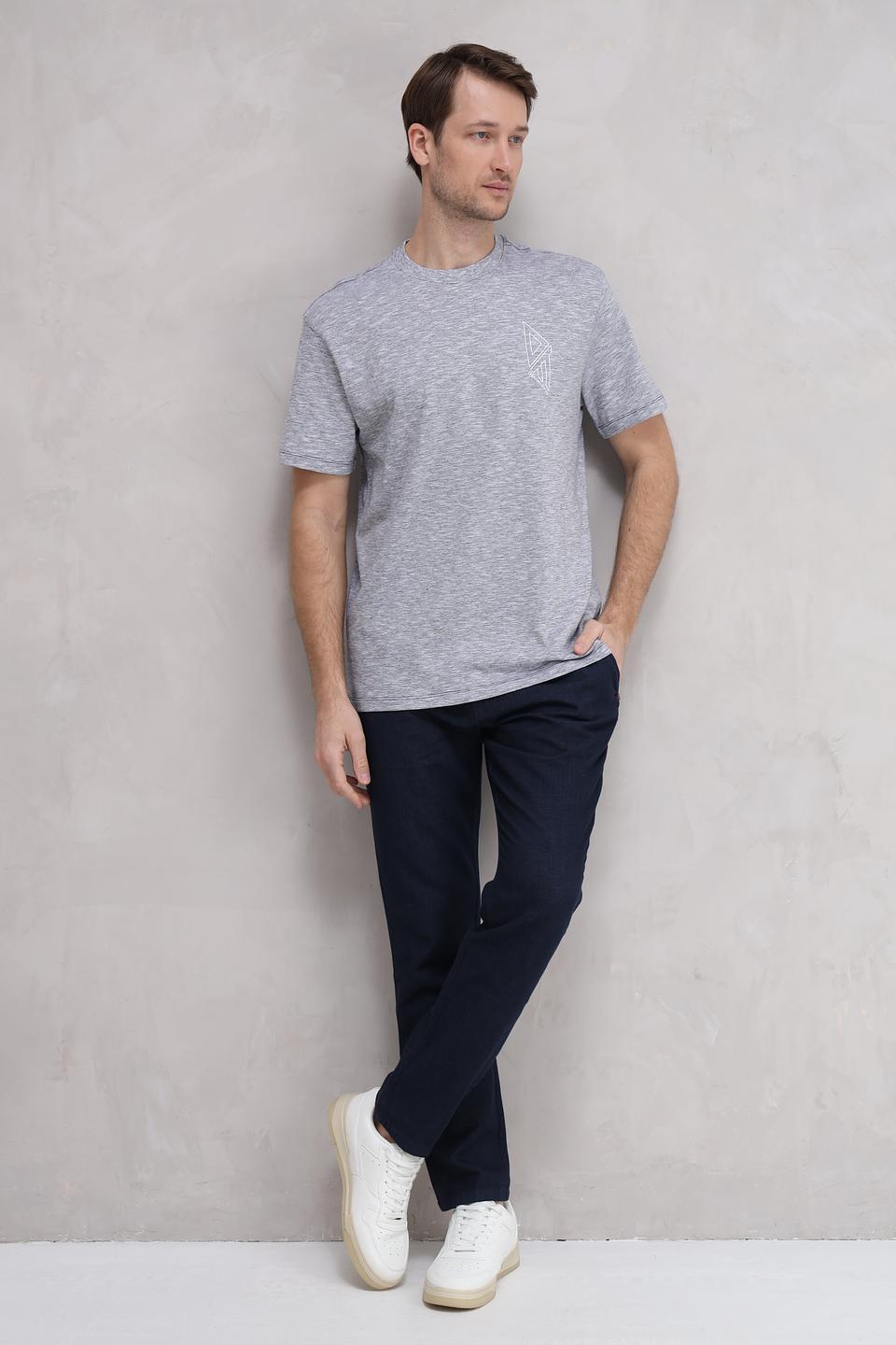 Футболка Tom Tailor denim серая