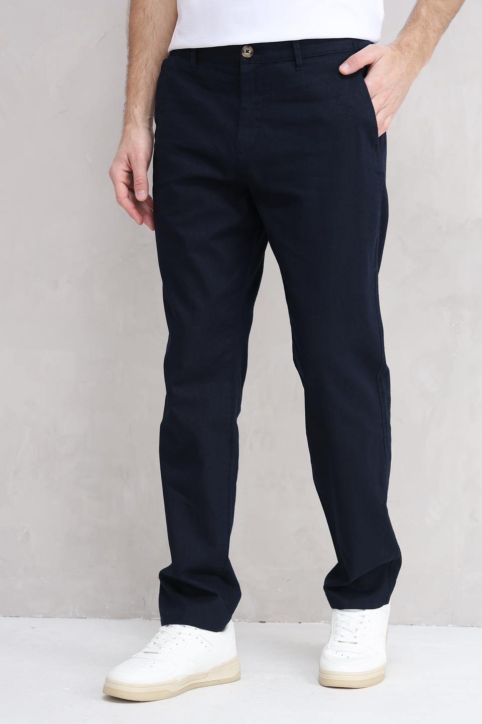 Брюки классические Tom Tailor темно-синие