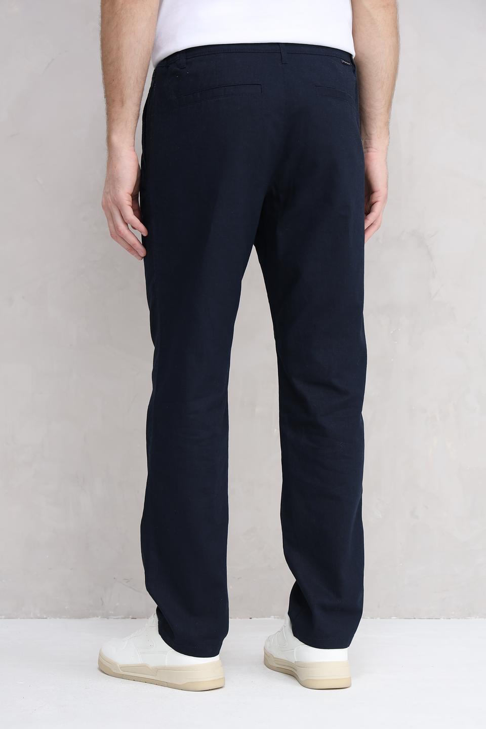 Брюки классические Tom Tailor темно-синие