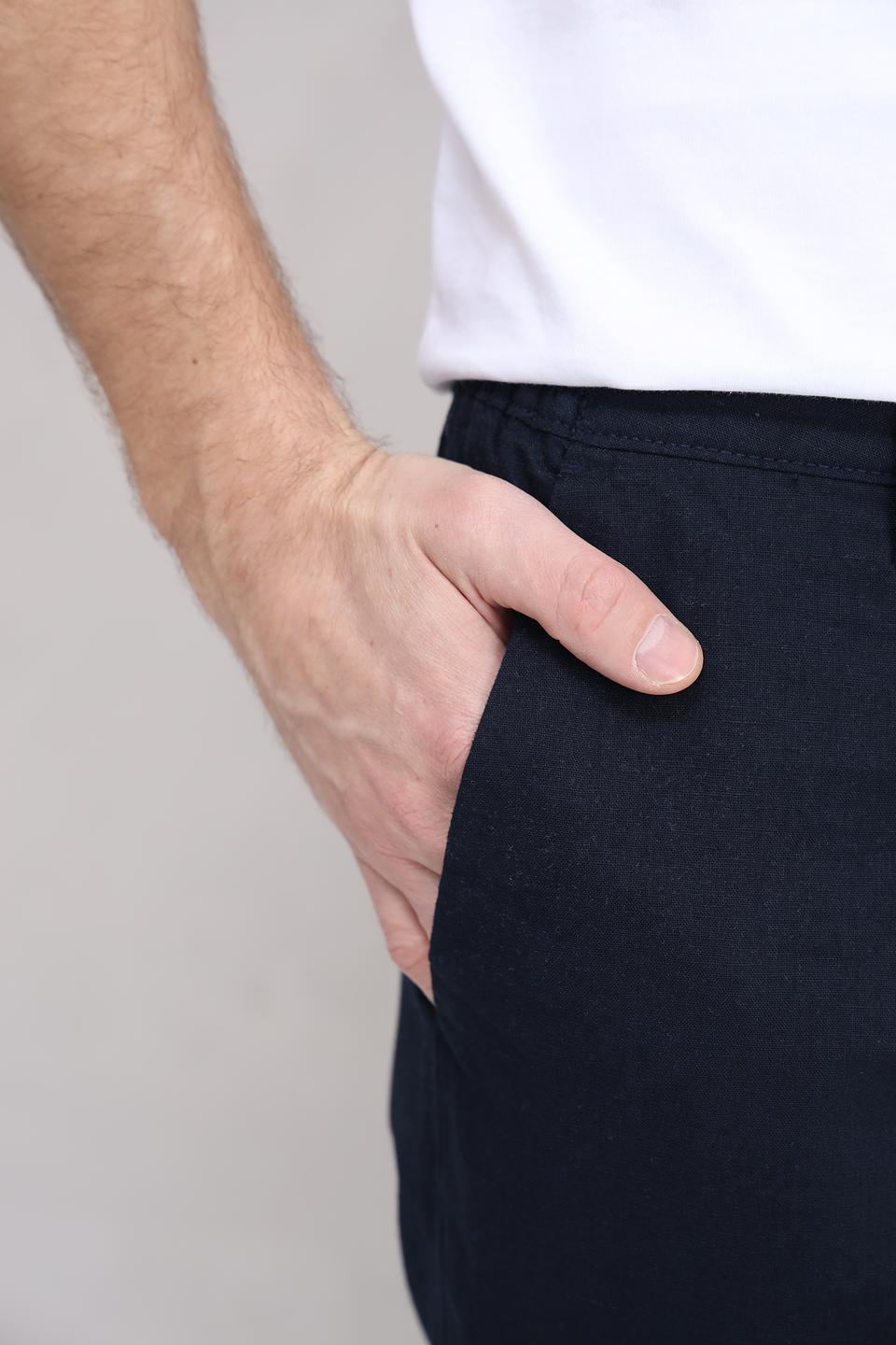 Брюки классические Tom Tailor темно-синие