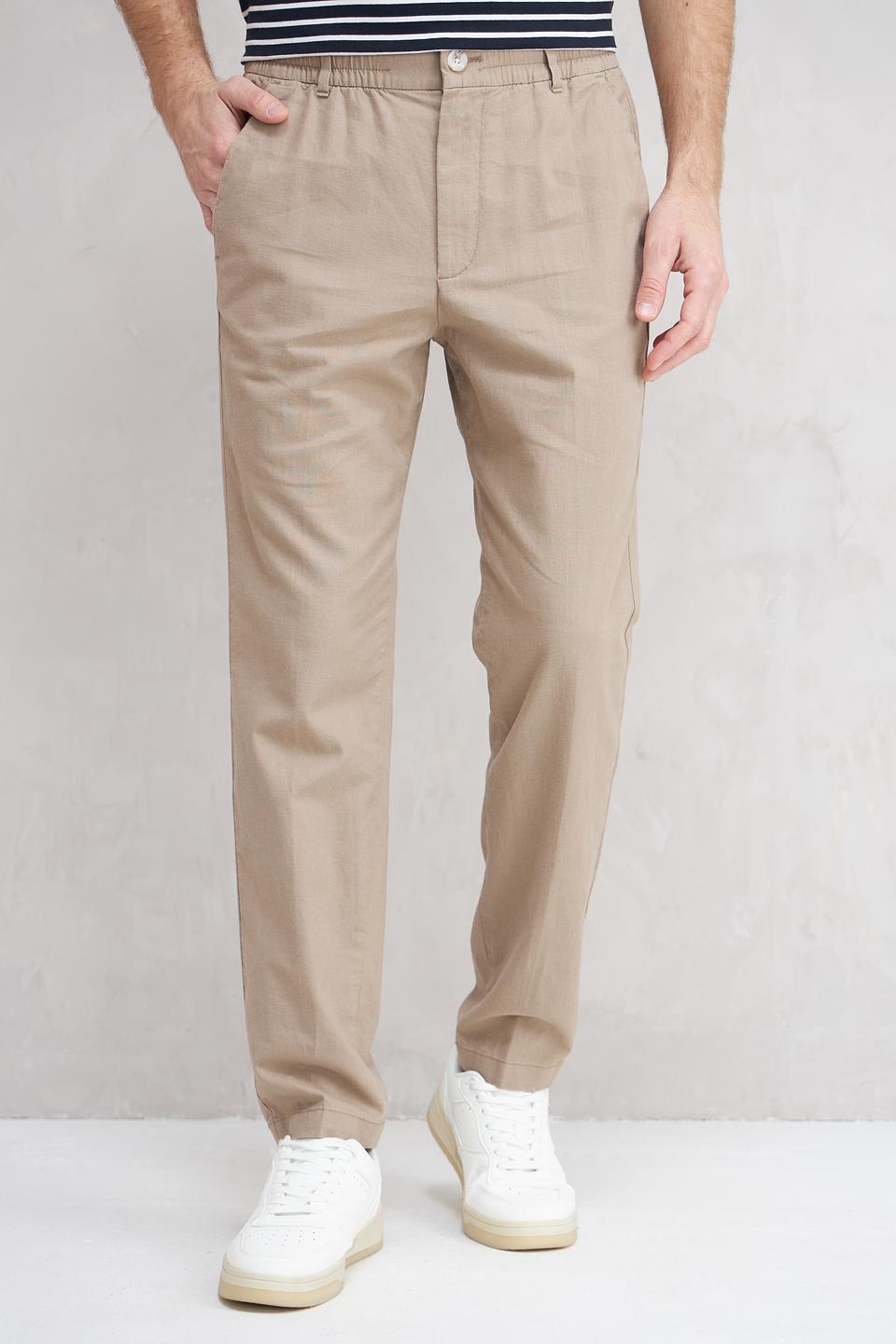 Брюки Tom Tailor denim бежевые