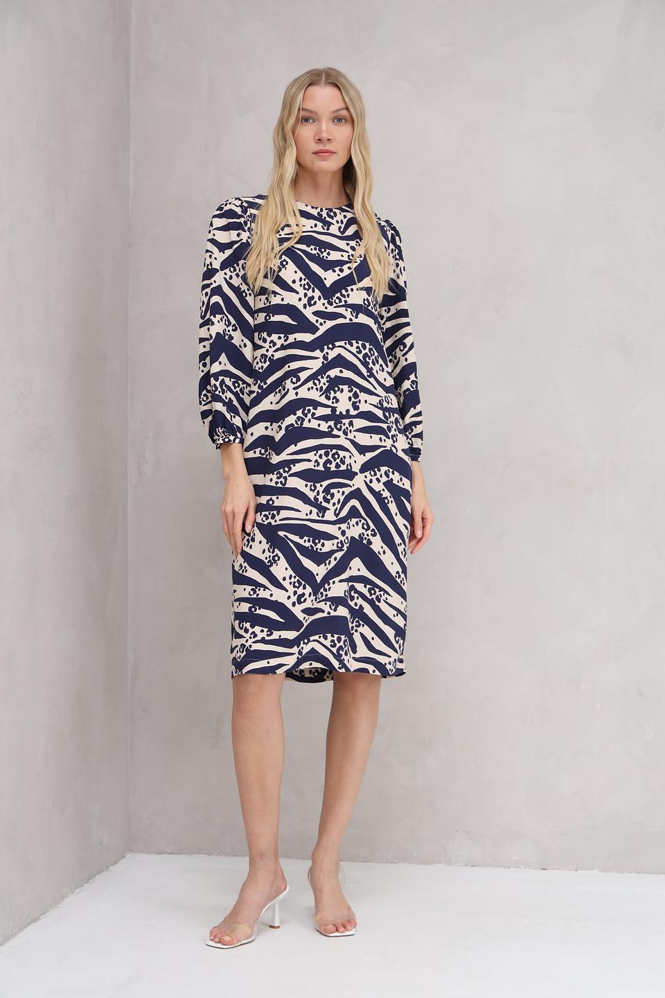 Платье Seidensticker принт зебра