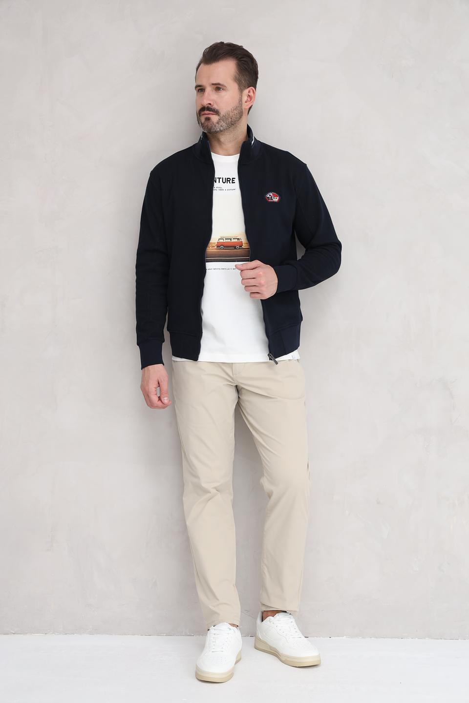 Кардиган Granchio мужской тёмно-синий