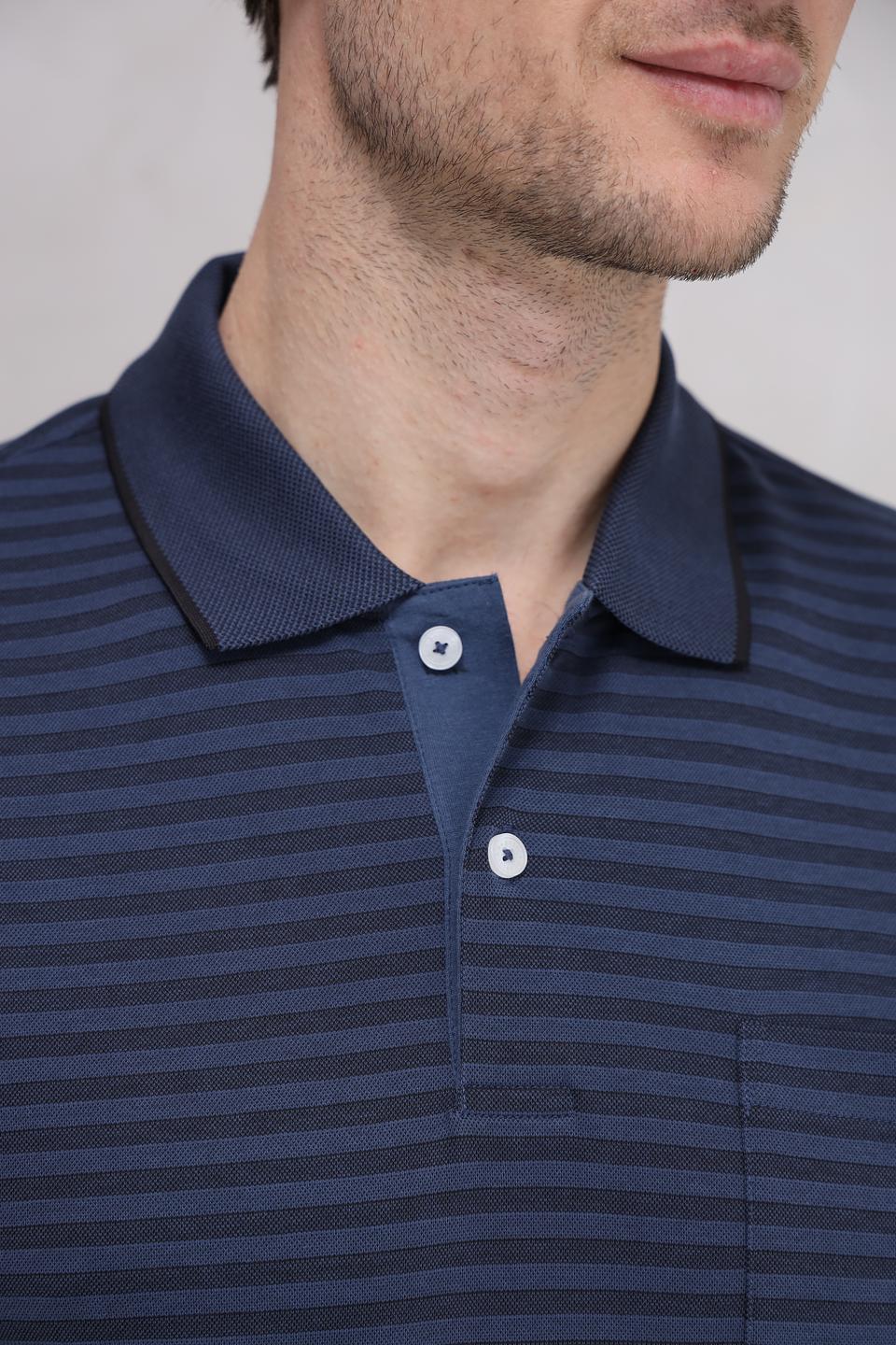 Поло Bugatti в полоску