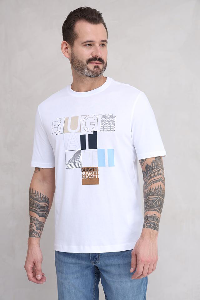 Футболка Bugatti с принтом