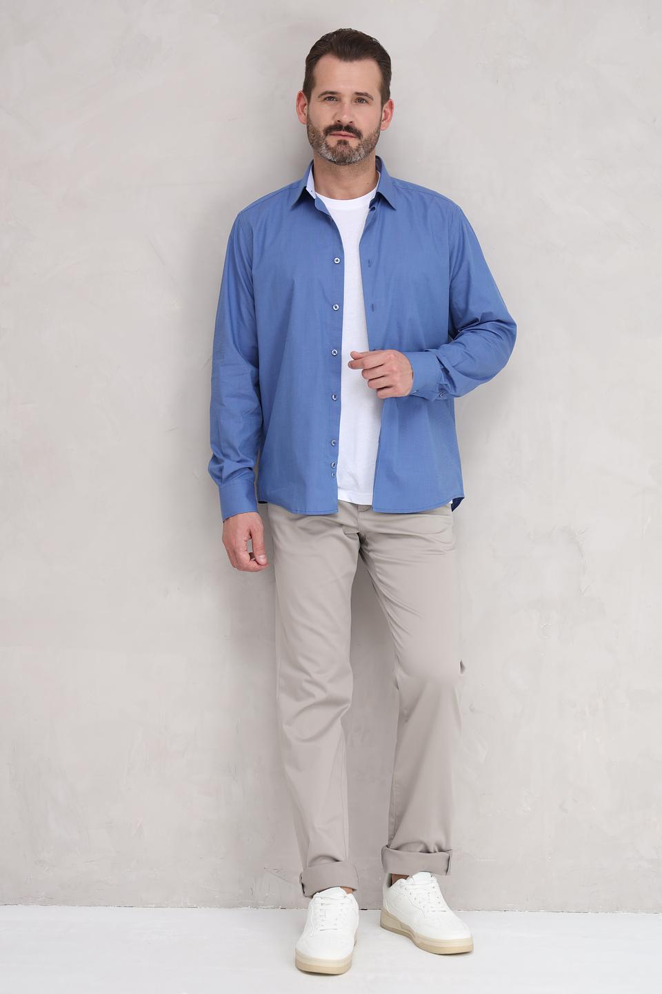 Рубашка Sea Barrier голубая